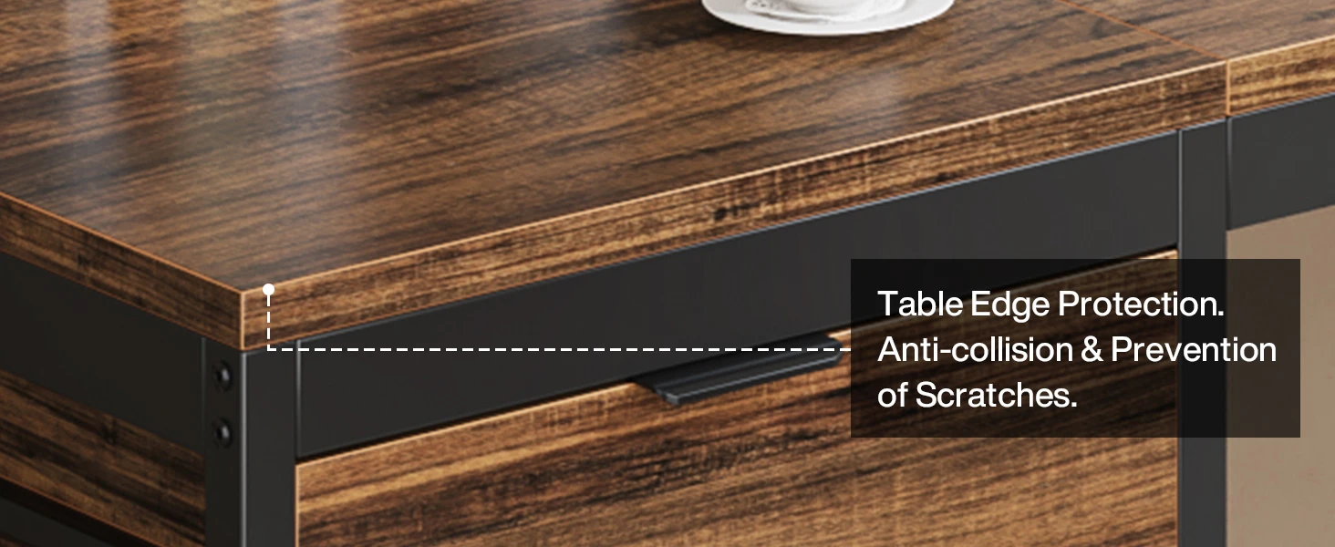 Tribesigns Computer Desk with 3 Drawers, 59-Inch PC Desk with Reversible Drawers, Industrial Study Writing Table Workstation