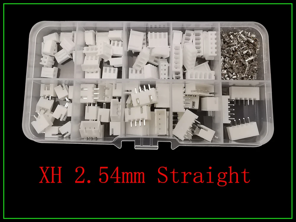 1Box PH2.0 / XH2.54 2/3/4/5 Pin Terminals Kit Male Female Plug Housing Header JST Wire Connector PH 2.0mm XH 2.54mm Pitch