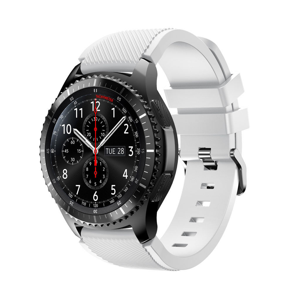22mm soft silicone strap For samsung Galaxy wtch 3 46mm Gear S3 Huawei watch GT GT2 46mm comfortable strap for Amazfirt GTR 47mm