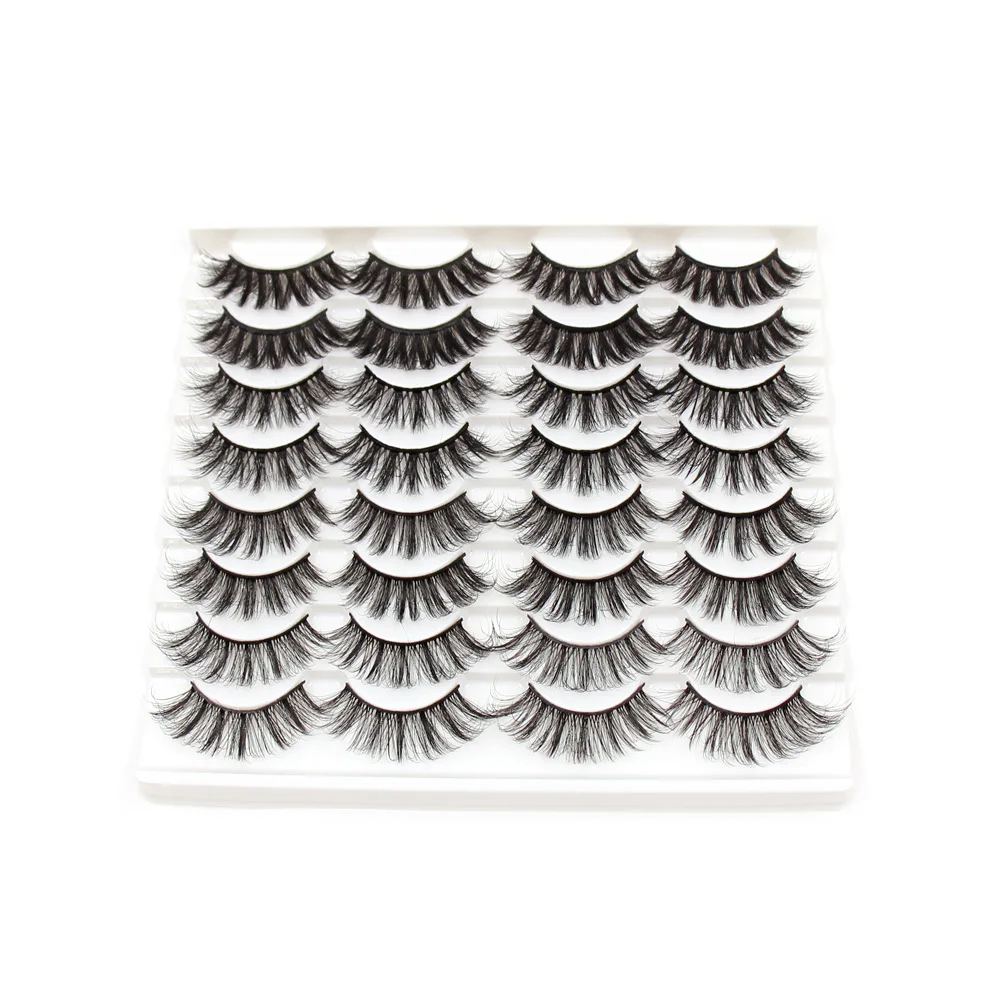 Eyelashes 5/10/16 Pairs 3D Faux Mink Lashes Natural False Eyelashes Reusable Dramatic Volume Lashes Makeup Eyelash Extension