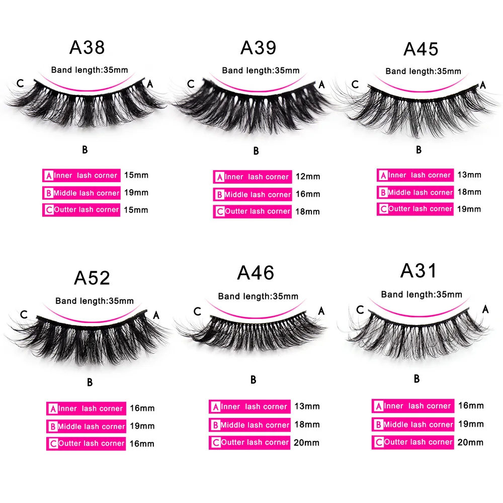 Eyelashes 5/10/16 Pairs 3D Faux Mink Lashes Natural False Eyelashes Reusable Dramatic Volume Lashes Makeup Eyelash Extension