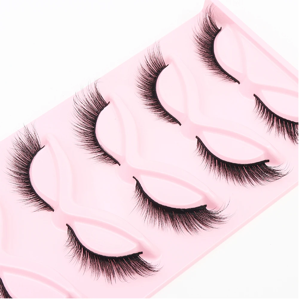 Eyelashes 5/10/16 Pairs 3D Faux Mink Lashes Natural False Eyelashes Reusable Dramatic Volume Lashes Makeup Eyelash Extension