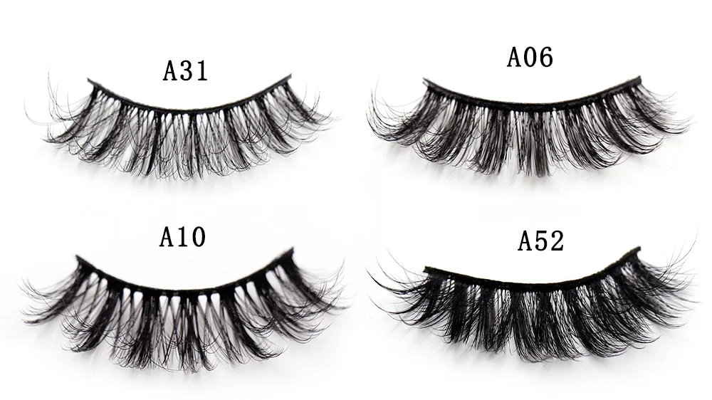 Eyelashes 5/10/16 Pairs 3D Faux Mink Lashes Natural False Eyelashes Reusable Dramatic Volume Lashes Makeup Eyelash Extension