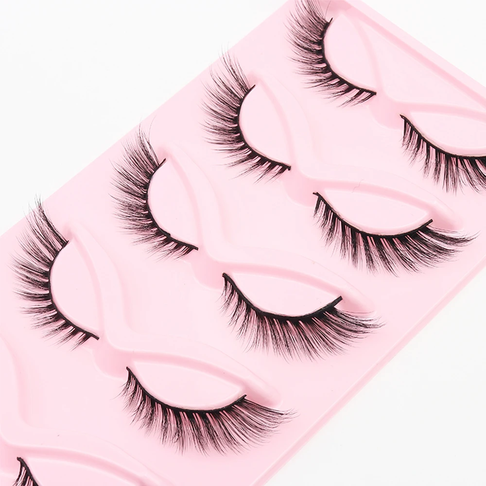 Eyelashes 5/10/16 Pairs 3D Faux Mink Lashes Natural False Eyelashes Reusable Dramatic Volume Lashes Makeup Eyelash Extension