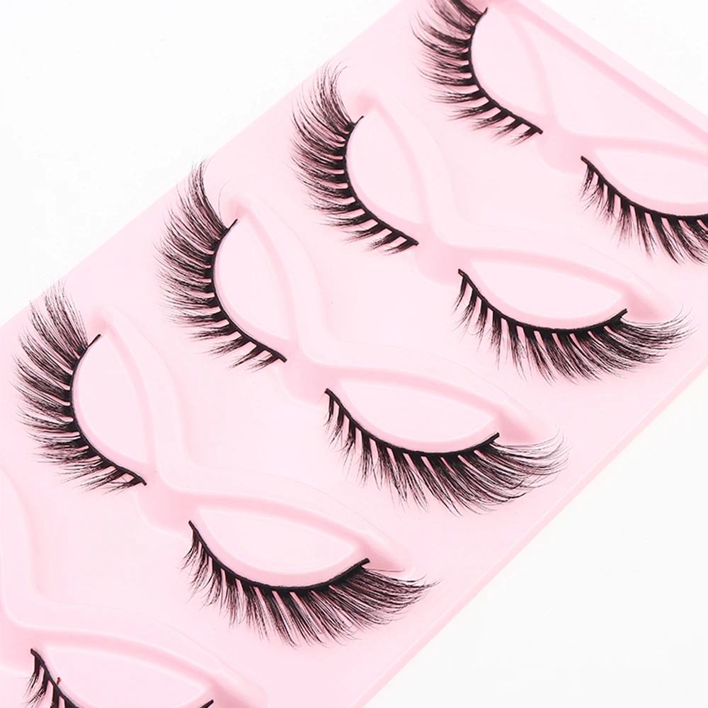 Eyelashes 5/10/16 Pairs 3D Faux Mink Lashes Natural False Eyelashes Reusable Dramatic Volume Lashes Makeup Eyelash Extension