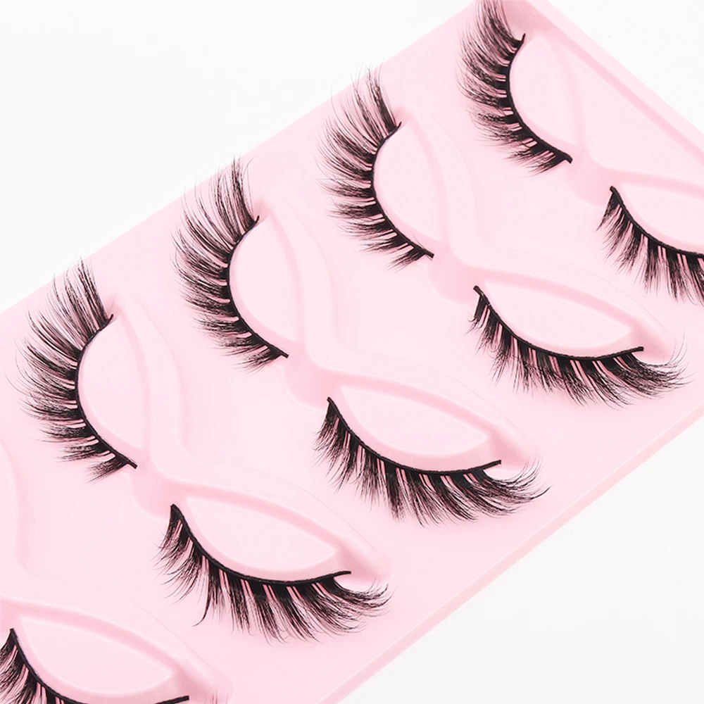 Eyelashes 5/10/16 Pairs 3D Faux Mink Lashes Natural False Eyelashes Reusable Dramatic Volume Lashes Makeup Eyelash Extension