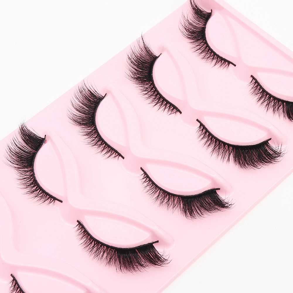 Eyelashes 5/10/16 Pairs 3D Faux Mink Lashes Natural False Eyelashes Reusable Dramatic Volume Lashes Makeup Eyelash Extension
