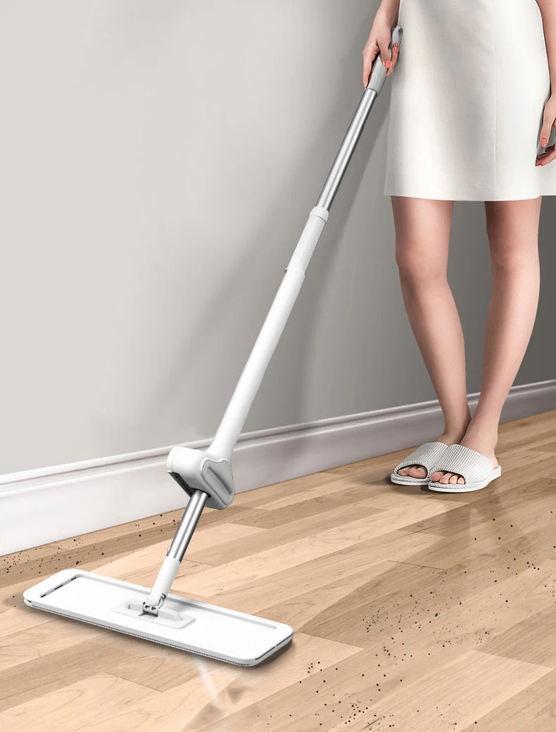 Mmagic Mop for Wash Floor Mop Cleaner Cleaning Flat Spin Mop Bucket Floor House Cleaning Easy Home Cleaning 360° Rotation With