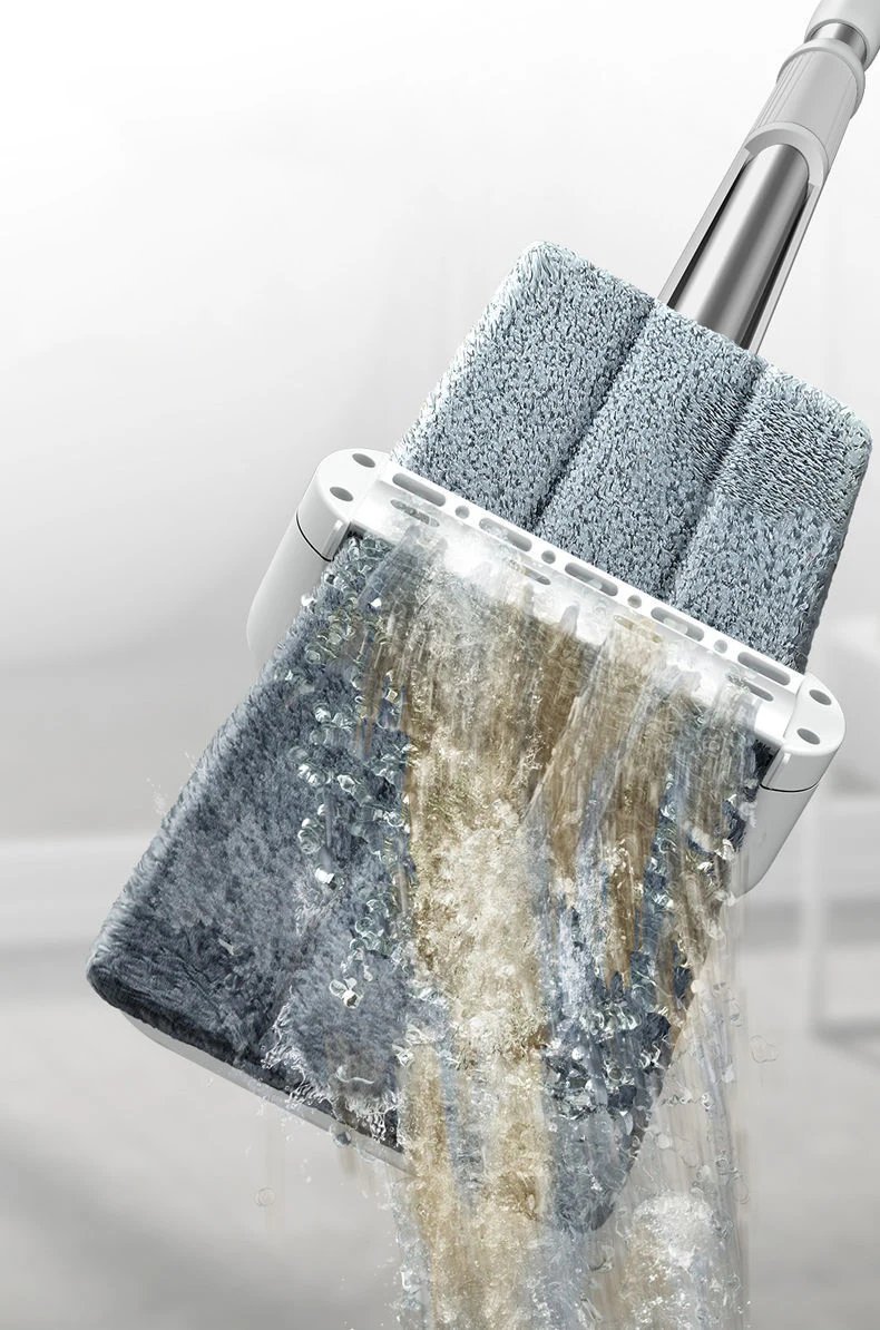 Mmagic Mop for Wash Floor Mop Cleaner Cleaning Flat Spin Mop Bucket Floor House Cleaning Easy Home Cleaning 360° Rotation With