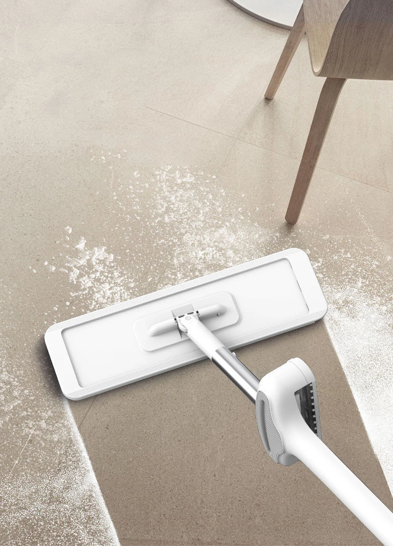 Mmagic Mop for Wash Floor Mop Cleaner Cleaning Flat Spin Mop Bucket Floor House Cleaning Easy Home Cleaning 360° Rotation With