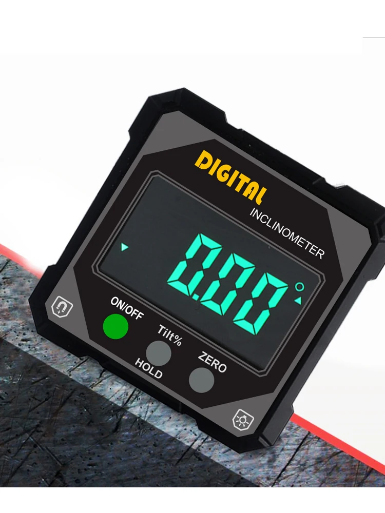 ETOPOO Digital Electronic Level Digital Angle Fnder 4*90 ° Magnetic Inclinometer Protractor Precision Level Box for Woodworking