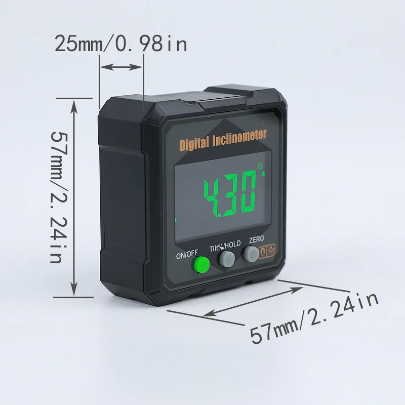 ETOPOO Digital Electronic Level Digital Angle Fnder 4*90 ° Magnetic Inclinometer Protractor Precision Level Box for Woodworking