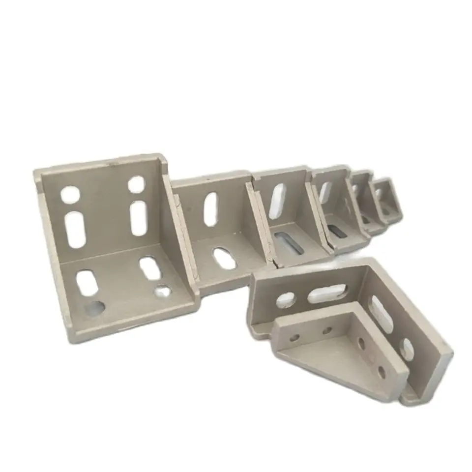 2020 2028 3030 3060 4040 4545 6060 20/30/40/45/60 Aluminum Profile Connector CNC Router Aluminum Corner Bracket 2040 3060 4545