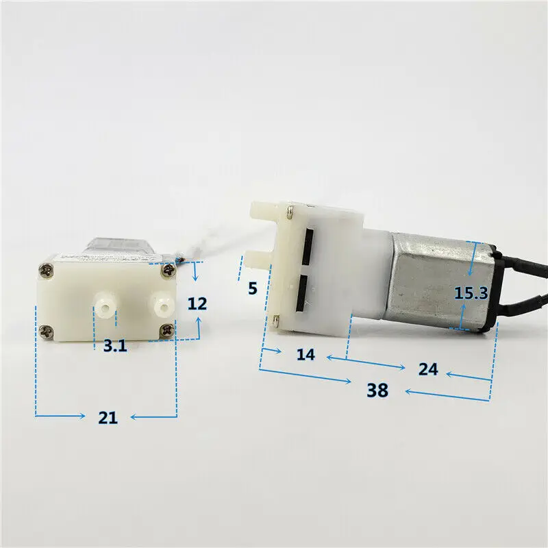 DC 4.5V 6V 12V 24V Tiny Mini Solenoid Valve Normally Closed N/C Flow Control Water Valve 5V Water pump