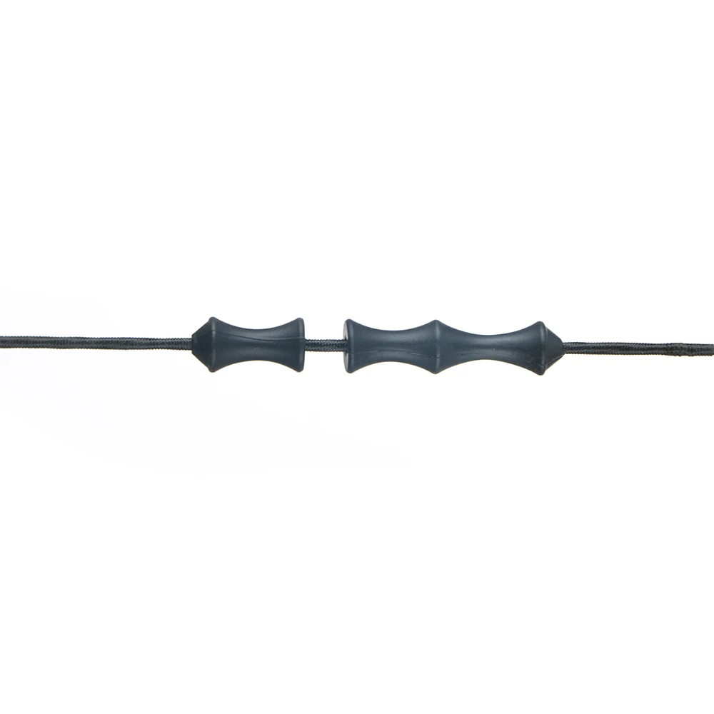 Archery Bow String Silencer Stabilizer Silicon Finger Protector for Compound Bow/Recurve Longbow Hunting Archery Target Shooting