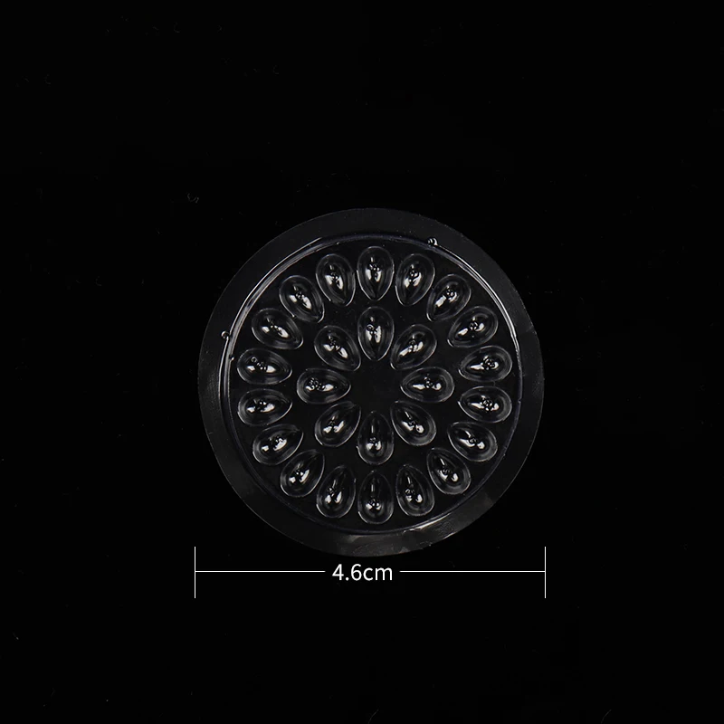 Eyelash Plastic Glue Holder Glue Gasket 20pcs Adhesive Pallet Eyelash Extension Glue Pads Flower Shape Pad Makeup Tools