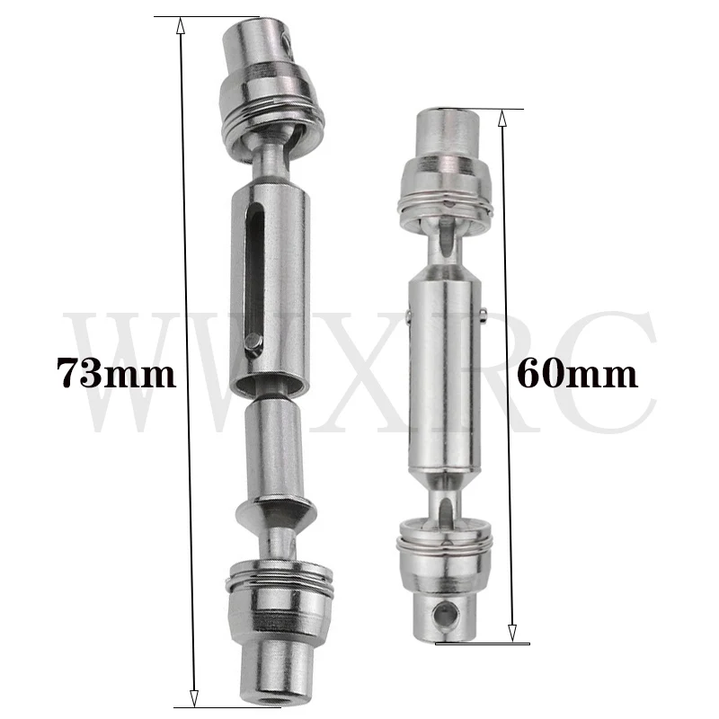 1/2 PCS Upgrade Metal Drive Shaft for WPL D12 C14 C24 B14 B24 B16 B36 C64-1 MN D90 D98 MN99S RC Car Parts Accessories