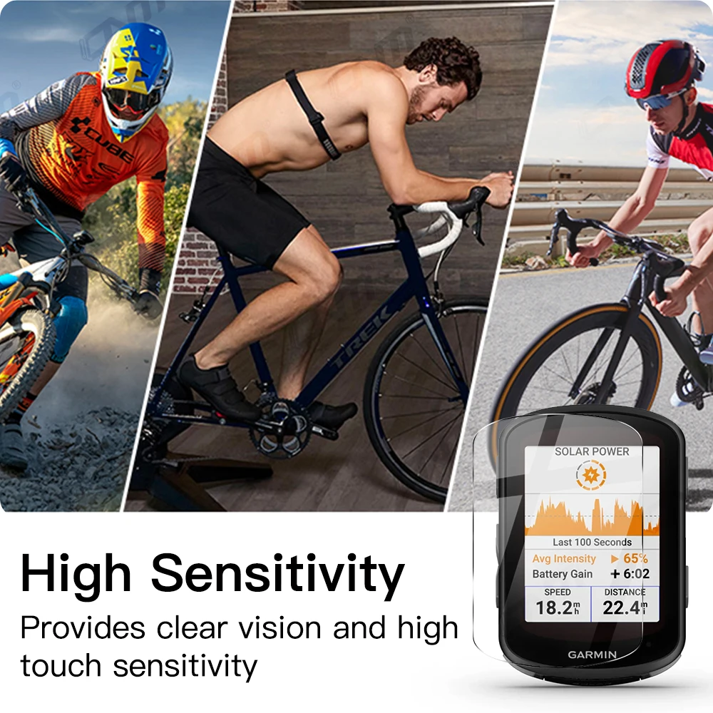Tempered Glass for Garmin Edge 530 830 540 840 520 Plus 1000 1030 1040 130 Screen Protector Bicycle GPS Stopwatch Glass Film