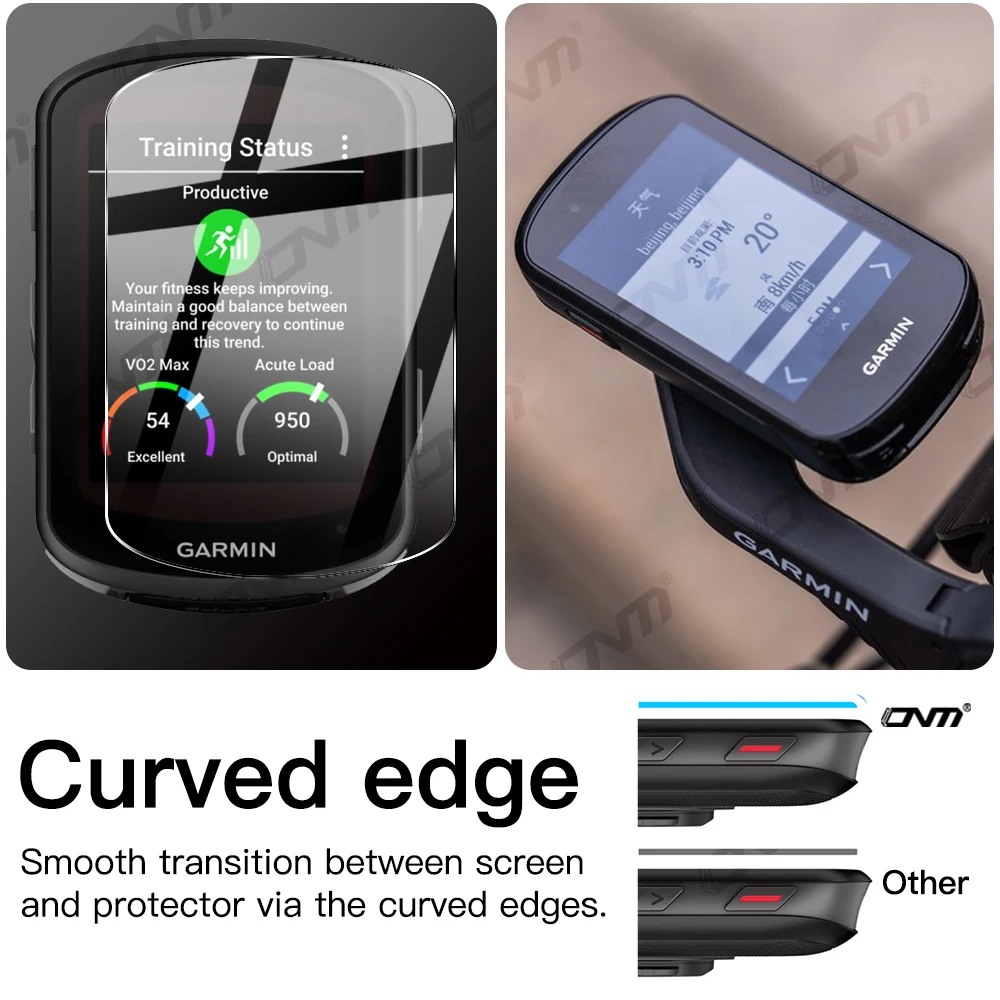 Tempered Glass for Garmin Edge 530 830 540 840 520 Plus 1000 1030 1040 130 Screen Protector Bicycle GPS Stopwatch Glass Film