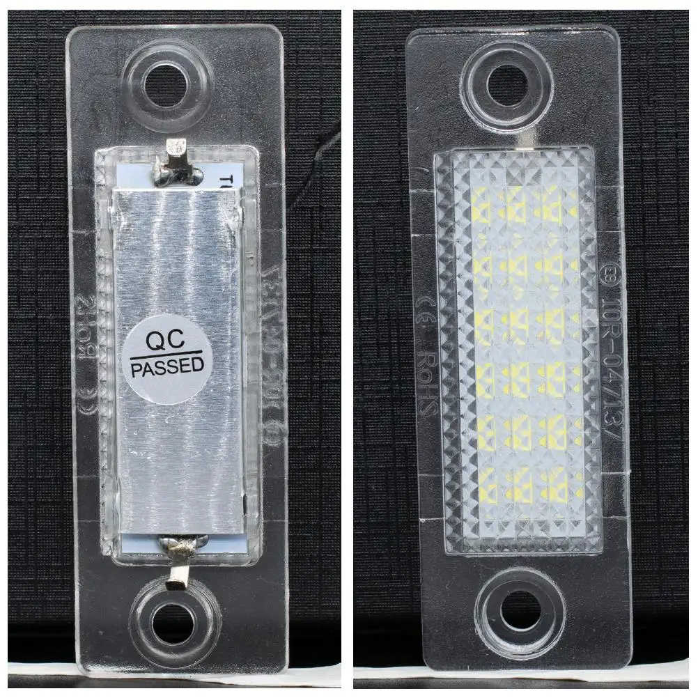 2pcs LED License Number Plate Light Lamp White Canbus For VW TRANSPORTER T5 CADDY TOURAN Golf Passat Super Bright