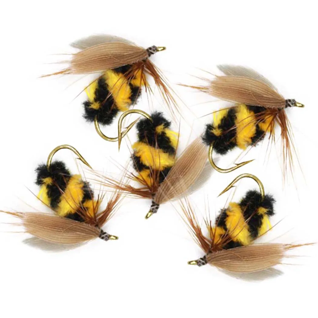 3Piece Realistic Nymph Scud Fly For Trout Fishing Artificial Insect Bait Lure Simulated Scud Worm Fishing Lure