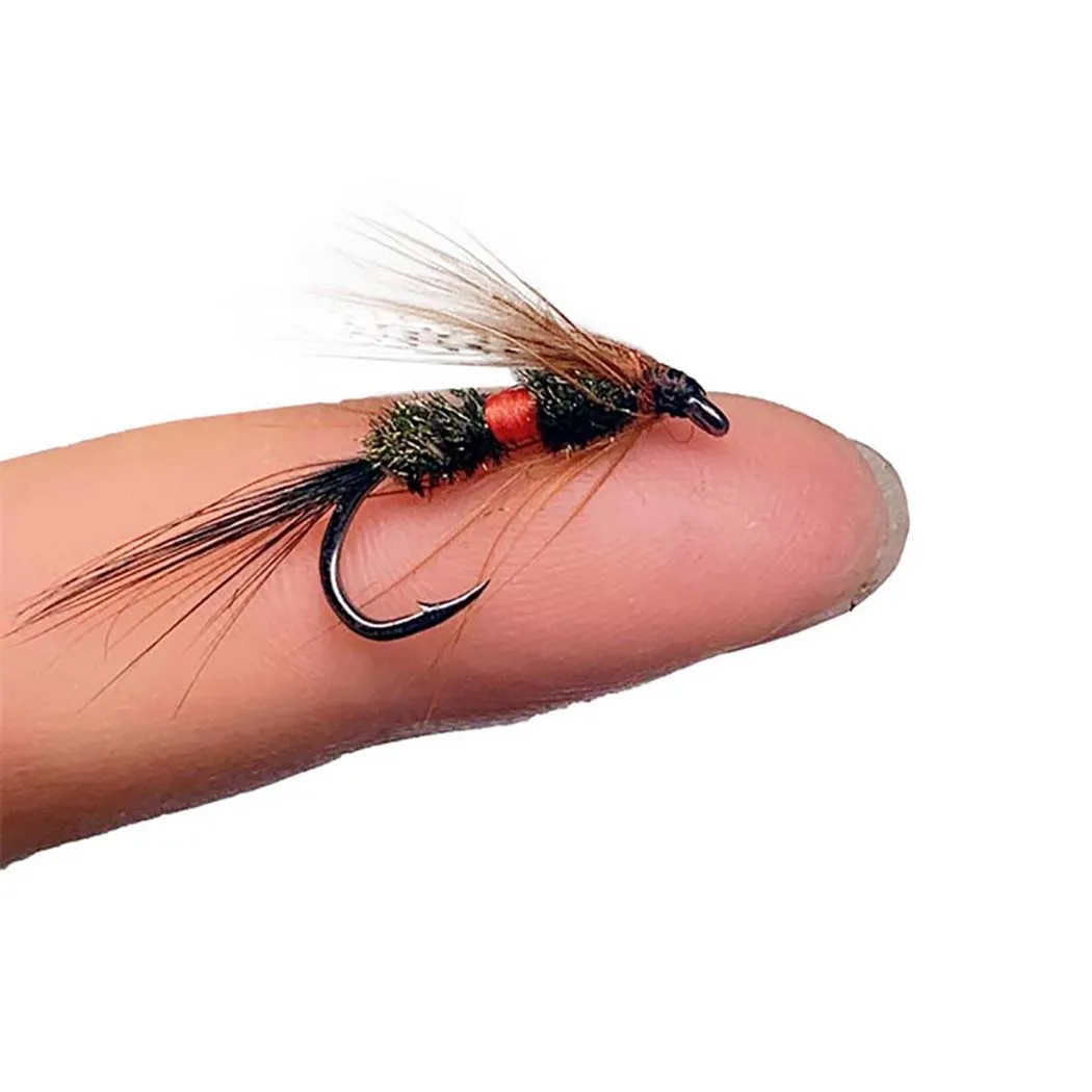 3Piece Realistic Nymph Scud Fly For Trout Fishing Artificial Insect Bait Lure Simulated Scud Worm Fishing Lure