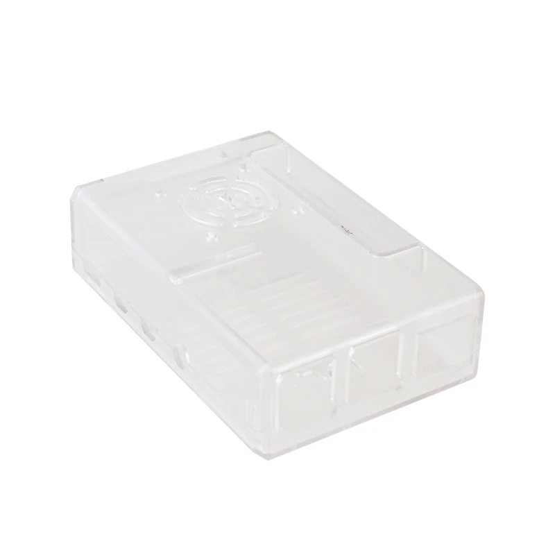 Raspberry Pi ABS Case Black Plastic Shell Removable GPIO Cover Optional With Cooling Fan For Raspberry Pi 4B