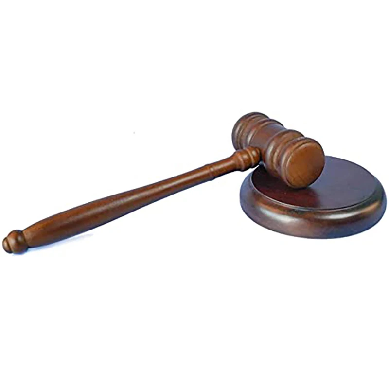High Quality Durable Wooden Judge Hammer Handcrafted Delicate Wood Adjudgement Gavel For Auction Lawyer Sound Hand Tools