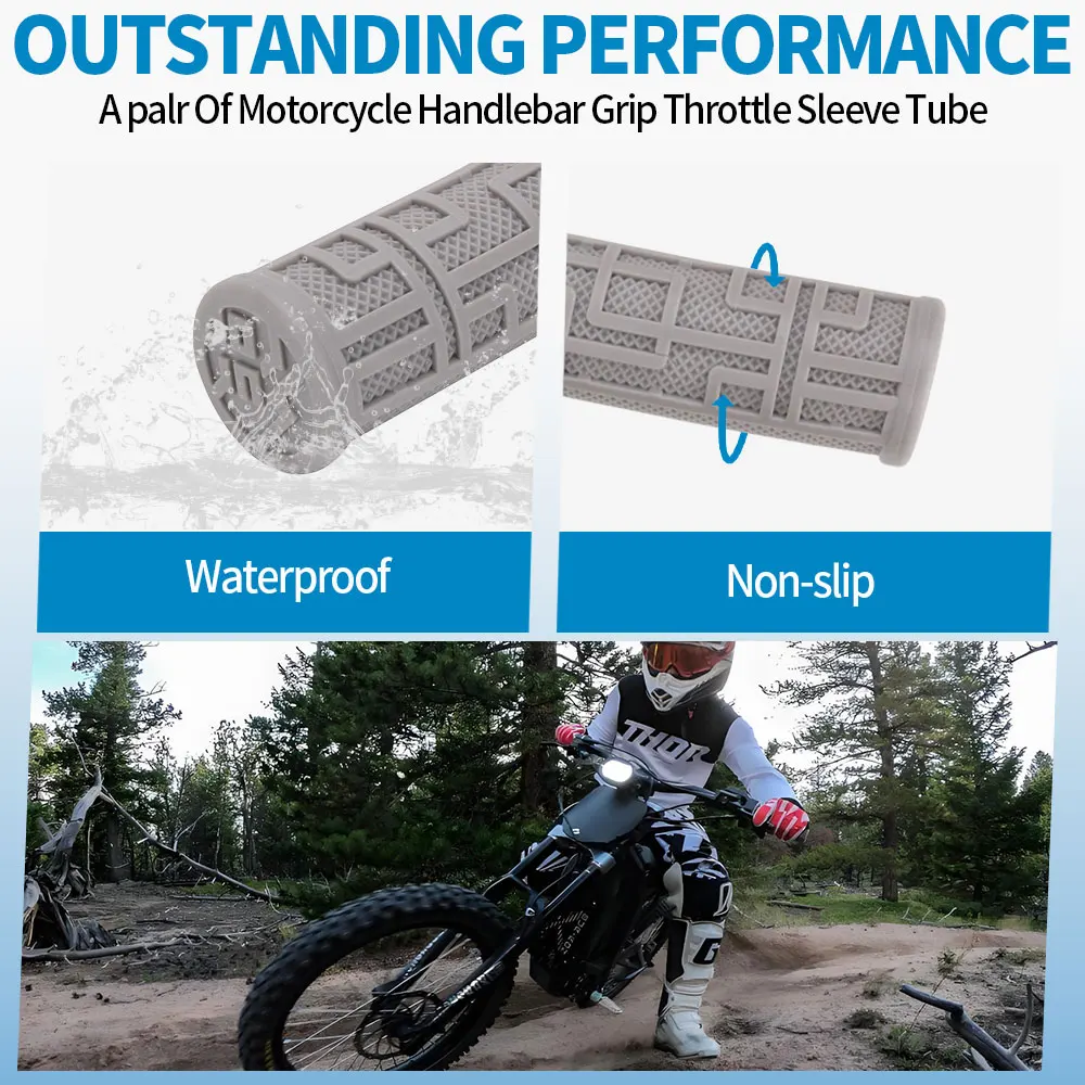 Motorcycle Rubber Handlebar Grip Brake Handle Grips Cover For Sur-Ron Surron Sur RON Lightbee Light Bee S X Electric Off-Road