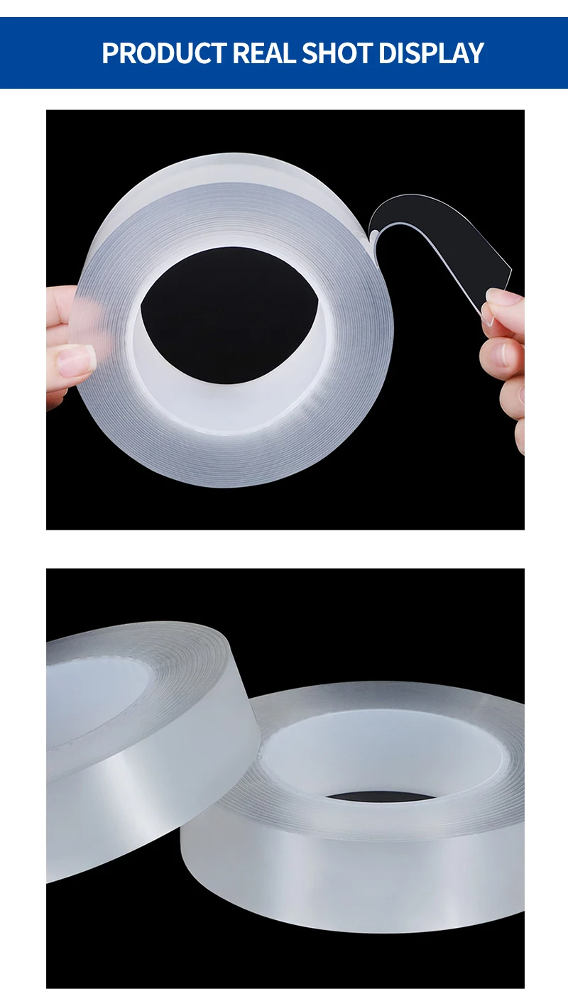 Sink Self-adhesive Home Kitchen Waterproof Transparent Tape Nano Mildew Strong Pool Water Seal Gap Strip Silicone Stickers Tool