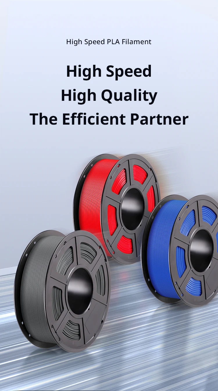 ANYCUBIC High-Speed PLA Filament 1.75mm Plastic For 3D Printer 3kg/Roll Rubber Consumables Material for ANYCUBIC Kobra 2 Series