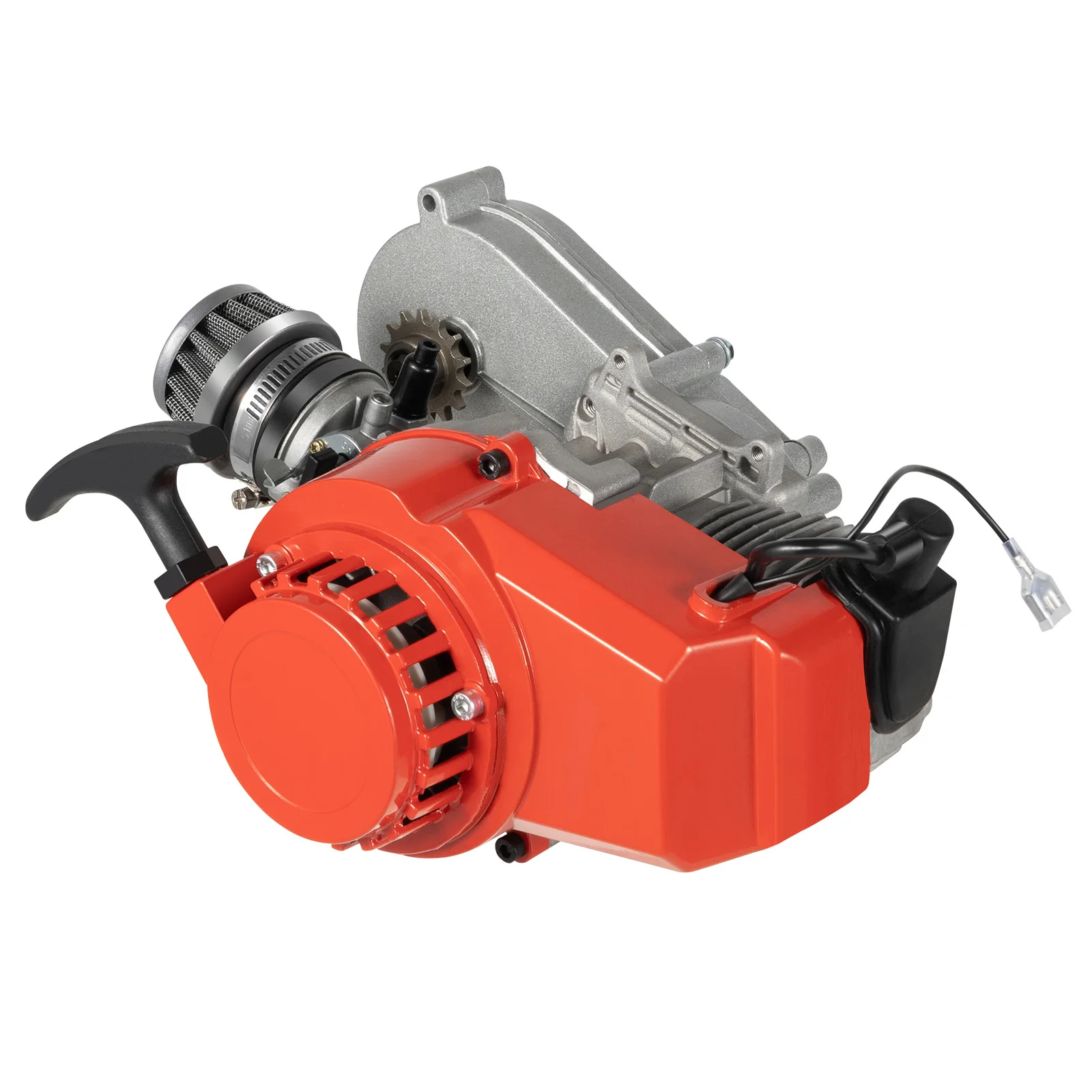 49CC 50CC 2-Stroke Pull Start Engine Motor for Mini Dirt Bike Pocket Bike ATV Scooters 2-Stroke 49CC Gasoline Engine Motor