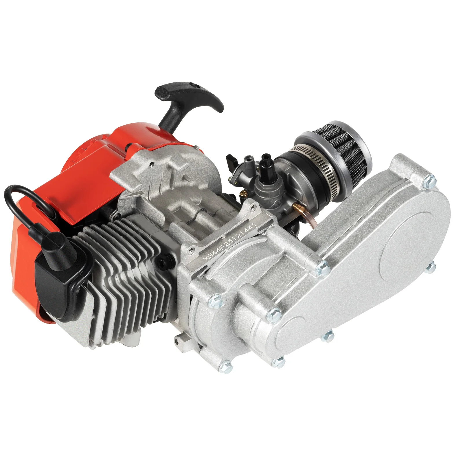 49CC 50CC 2-Stroke Pull Start Engine Motor for Mini Dirt Bike Pocket Bike ATV Scooters 2-Stroke 49CC Gasoline Engine Motor