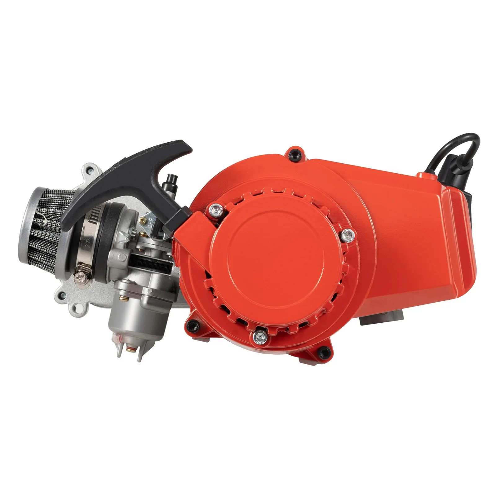 49CC 50CC 2-Stroke Pull Start Engine Motor for Mini Dirt Bike Pocket Bike ATV Scooters 2-Stroke 49CC Gasoline Engine Motor