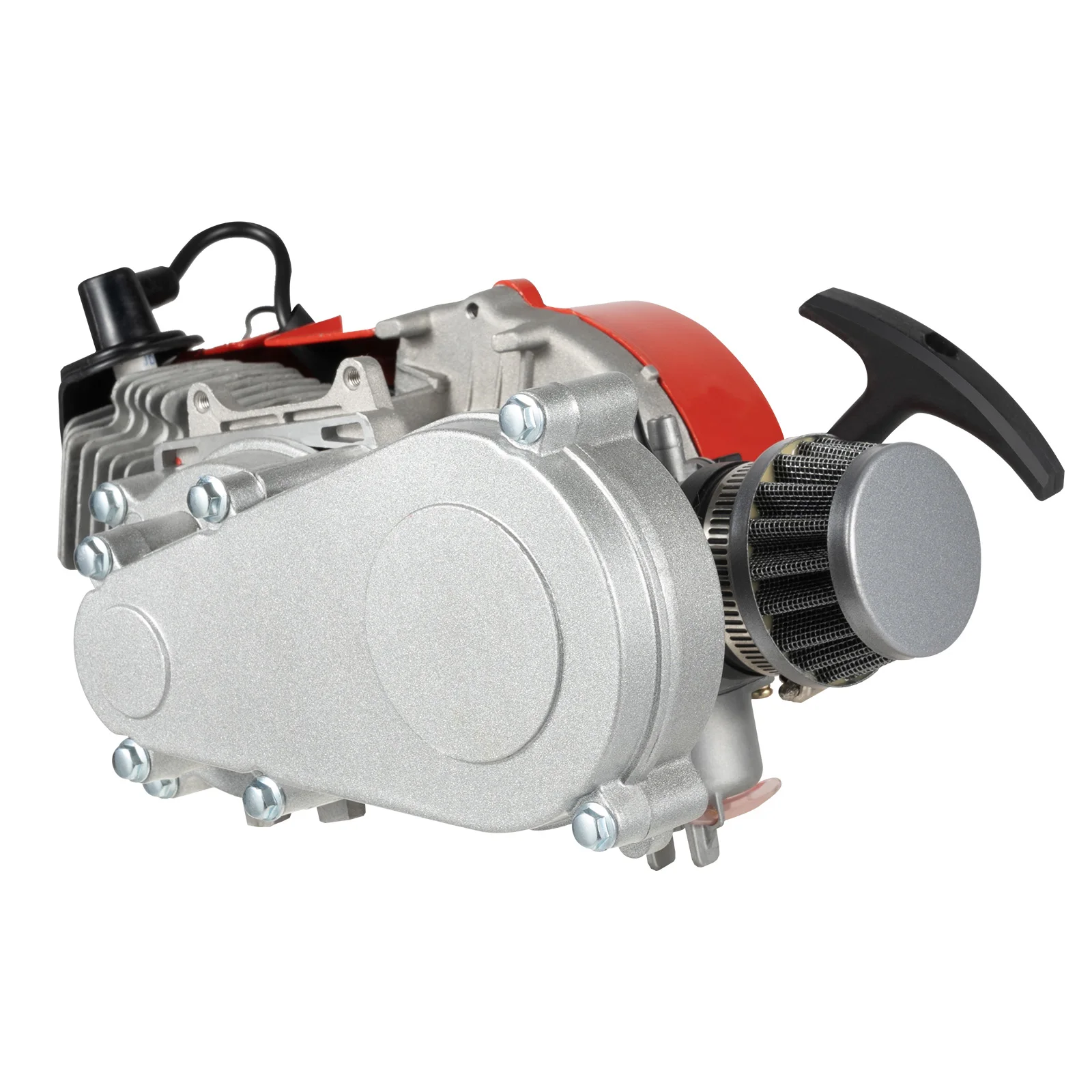 49CC 50CC 2-Stroke Pull Start Engine Motor for Mini Dirt Bike Pocket Bike ATV Scooters 2-Stroke 49CC Gasoline Engine Motor