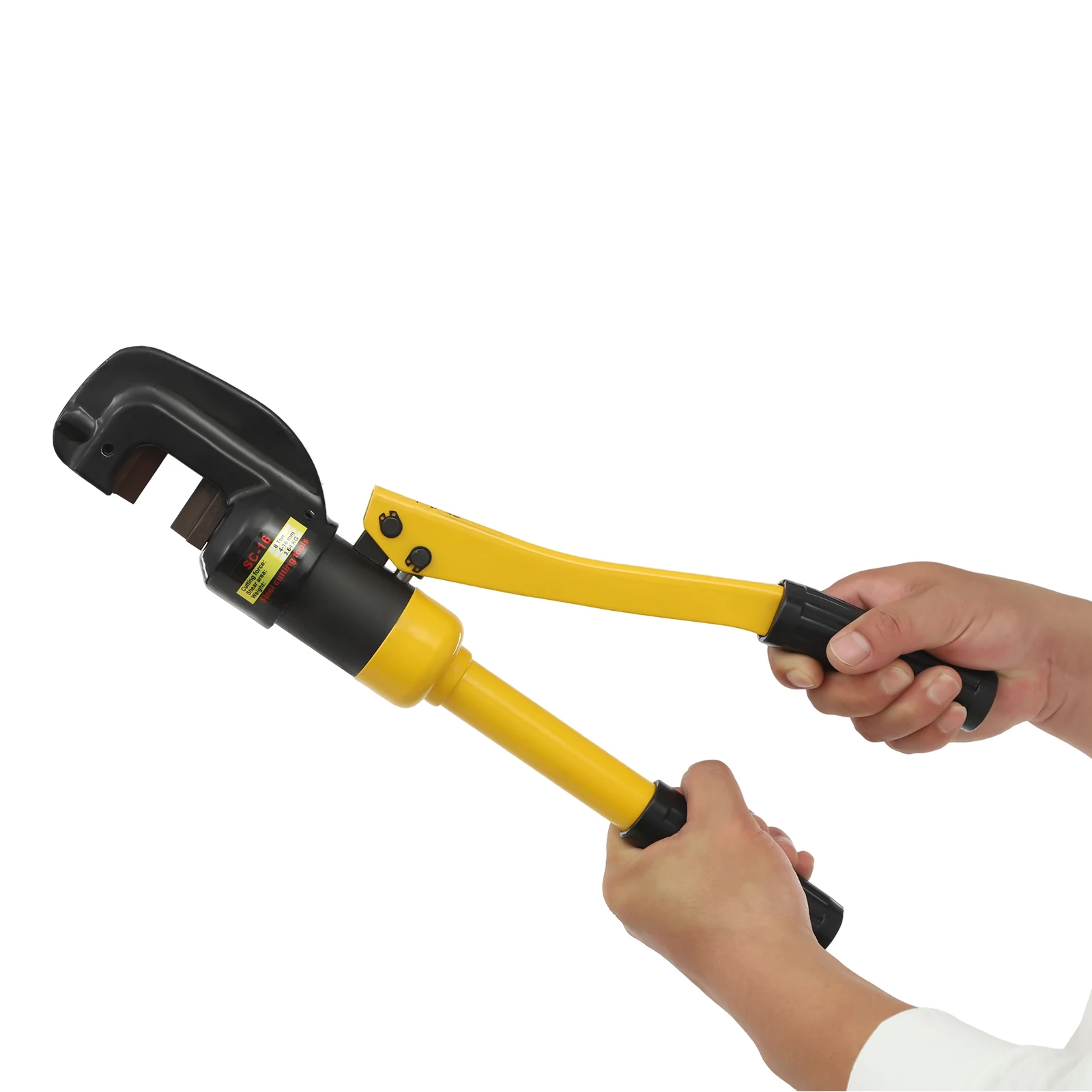 Hydraulic Rebar Cutter Large Pliers Threaded Steel Bolt Cutters Construction Cutter Clamp Hydraulic Scissors 8Ton/17637Ibs