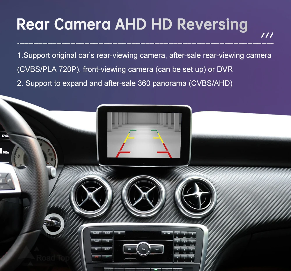 Plug and Play Wireless CarPlay for Mercedes Benz A Class CLA GLA W176 C117 X117 X156 NTG4.5 with Android Auto AirPlay Navigation