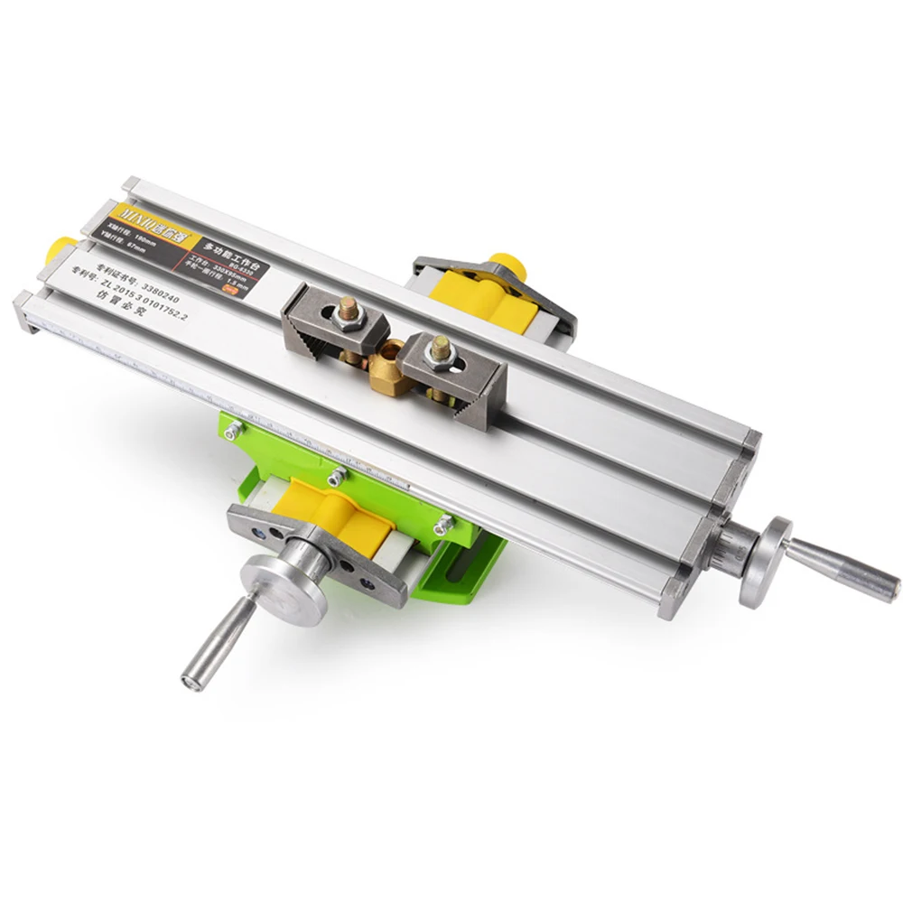 ALLSOME MINIQ Multifunction Drill Vise Fixture Working Table Mini Precision Milling Machine Worktable