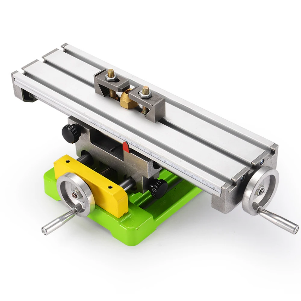 ALLSOME MINIQ Multifunction Drill Vise Fixture Working Table Mini Precision Milling Machine Worktable