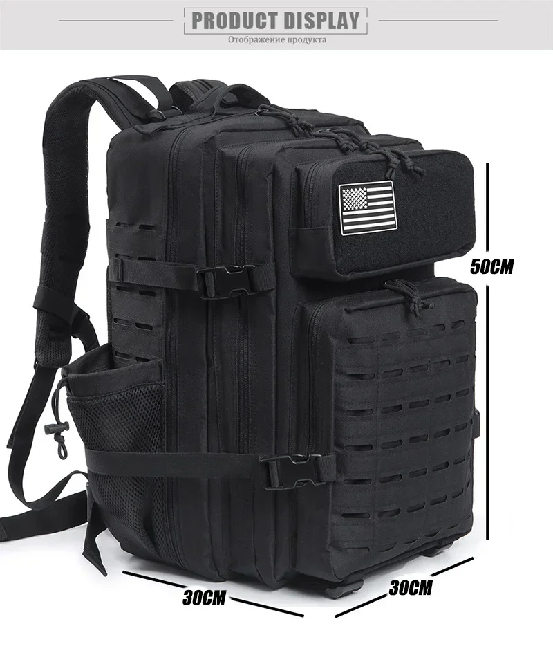 25L/45L Men's and Women's Tactical Backpacks , Outdoor Activities, Small School Backpacks with Water Bottle Holder