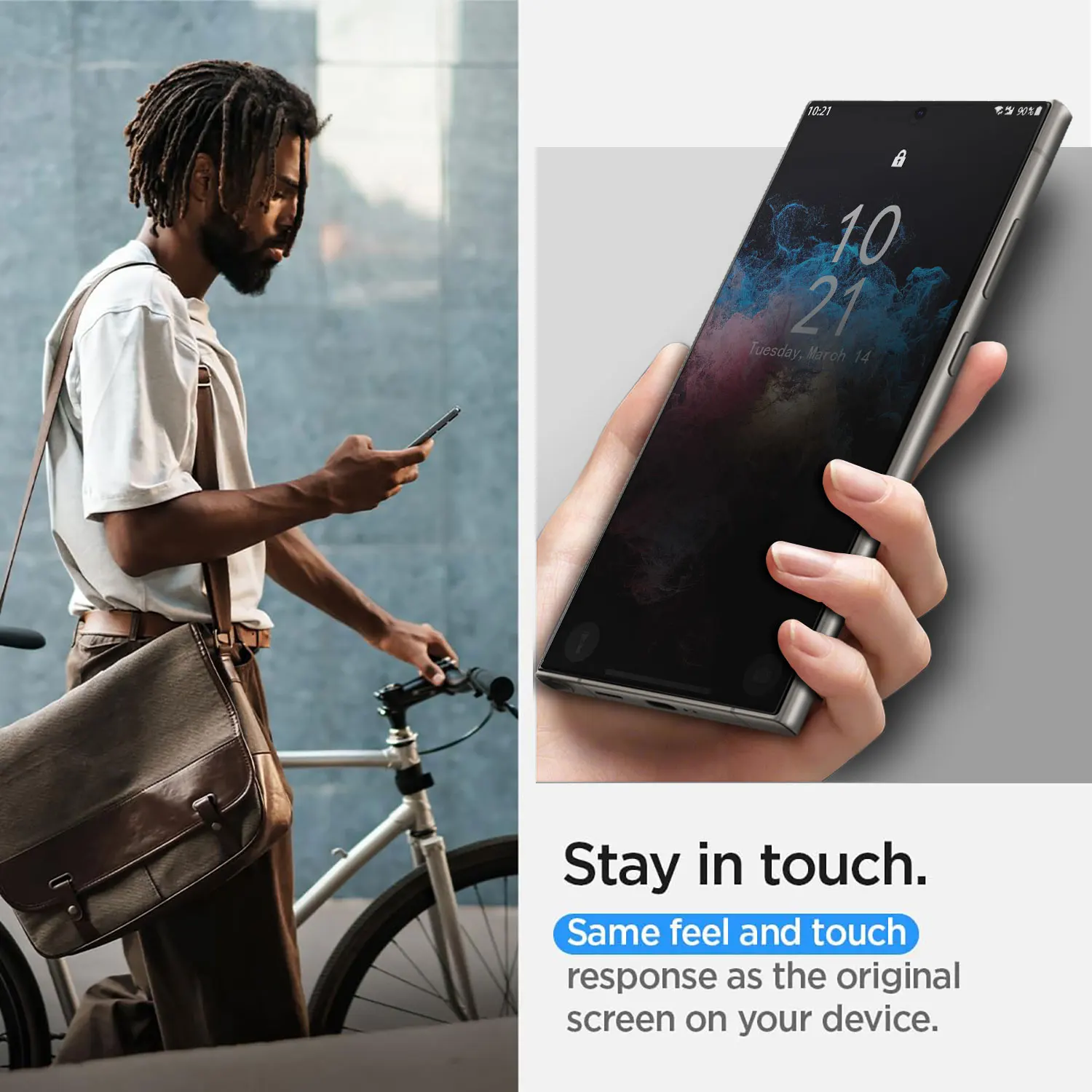 For Samsung Galaxy S22/S22 Plus/S22 +/S22 Ultra 5G Case Friendly Anti Spy Privacy Tempered Glass Screen Protectors 2-Pack