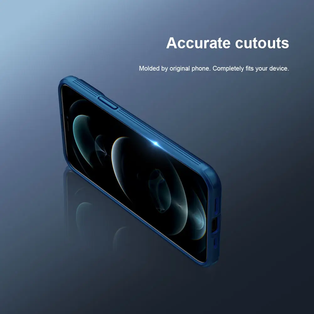 for iPhone 13 Pro Max Camshield Phone Case,NILLKIN Camera Protection Slide Protect Cover Lens Protection Case