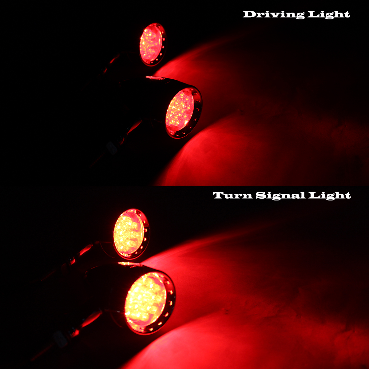 1 PCS Motorcycle LED Blinker Turn Signal Light For Suzuki Yamaha Honda Harley Indicator Lights Refit Retro Bullet Turning Lamp