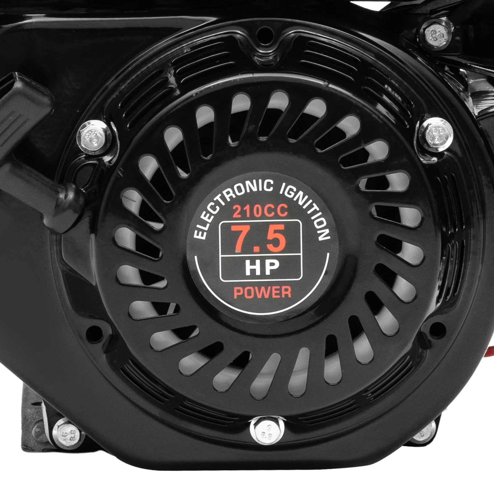 7.5HP 4-Stroke Gasoline Engine 3KW 210CC Hand/Electric Start OHV Air Cooling Gas Engine Motor for Go Karts Compressors 3600RPM