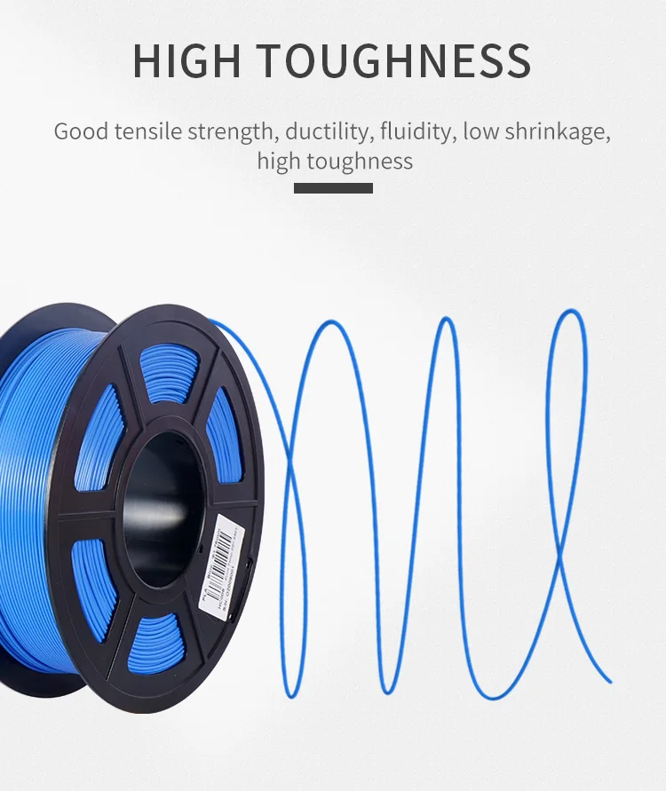 KINGROON 10KG PLA Filament PETG 3D Filament 1.75mm For 3D Printer Filament 10 Rolls/Set Mixed Colors and Materials FDM Printing Fast Ship