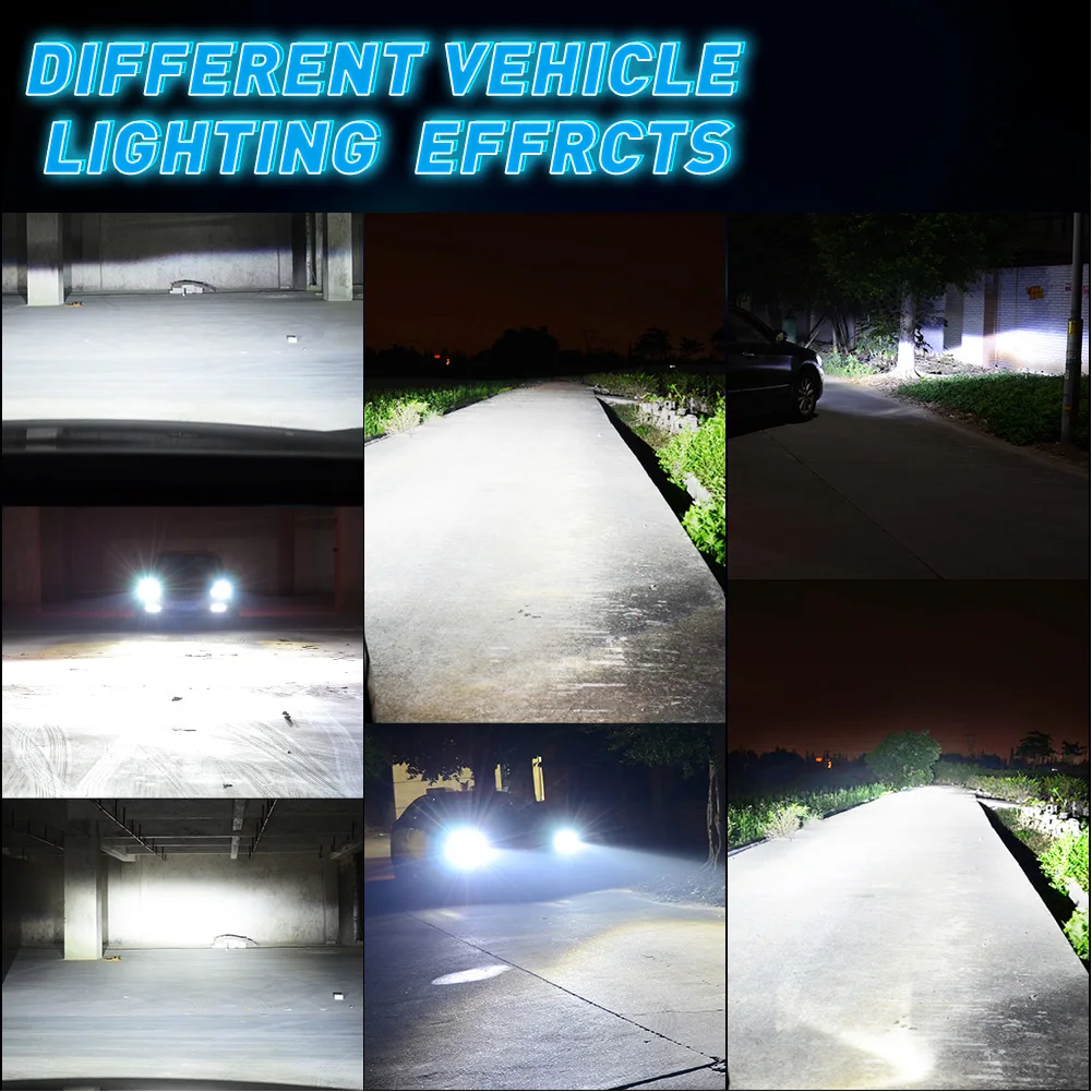 NAOEVO H7 H4 LED 60W 20000LM Car Headlight H1 H8 H9 H11 LED Bulb HB5 9007 H13 9005 HB3 9006 HB4 Auto Fog Lighting Car Accessorie