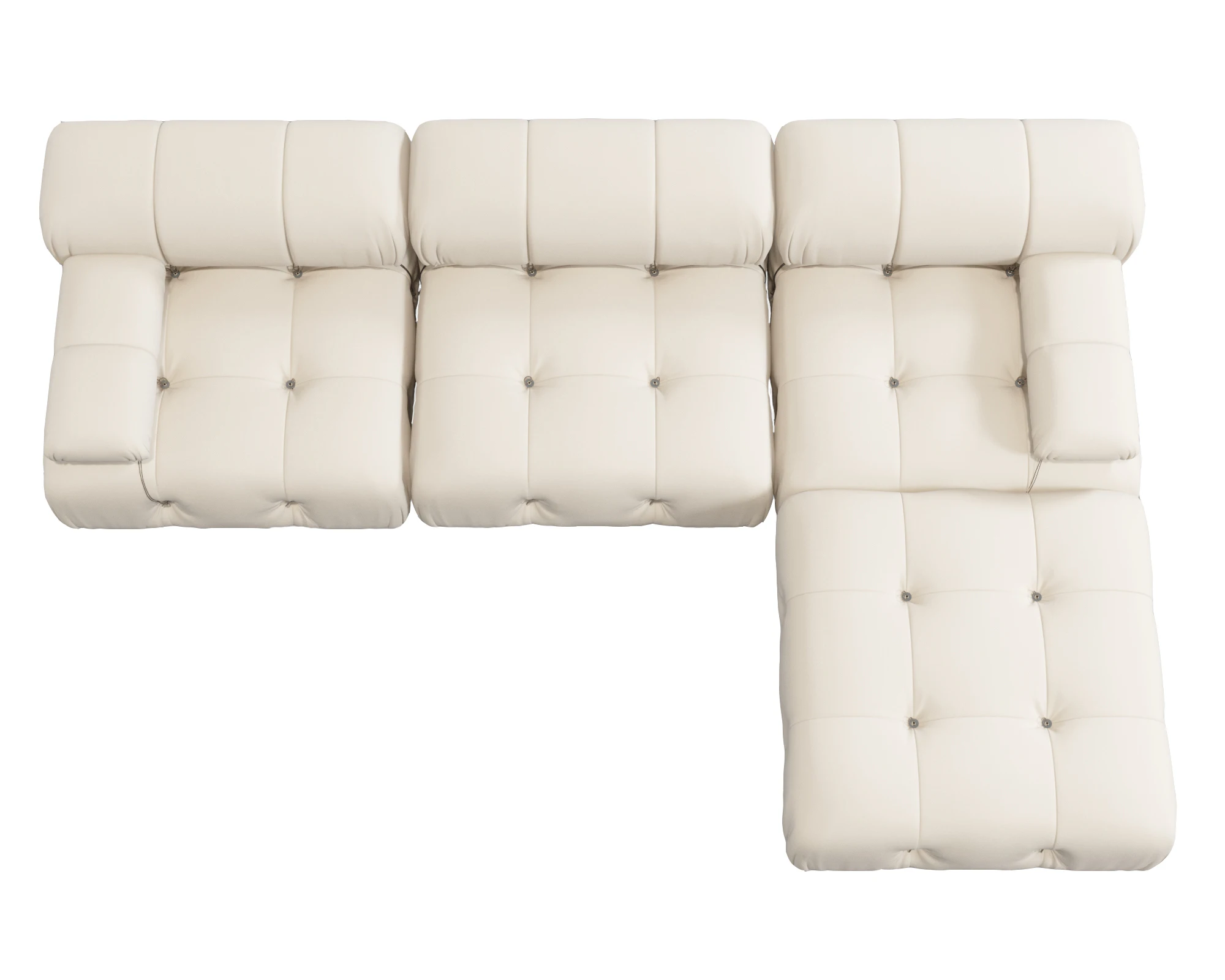 Sdorens Sectional Sofa Living Room Sofas L-Shaped Velvet Couch with Reversible Ottoman Convertible Modern Design Couch Sofa