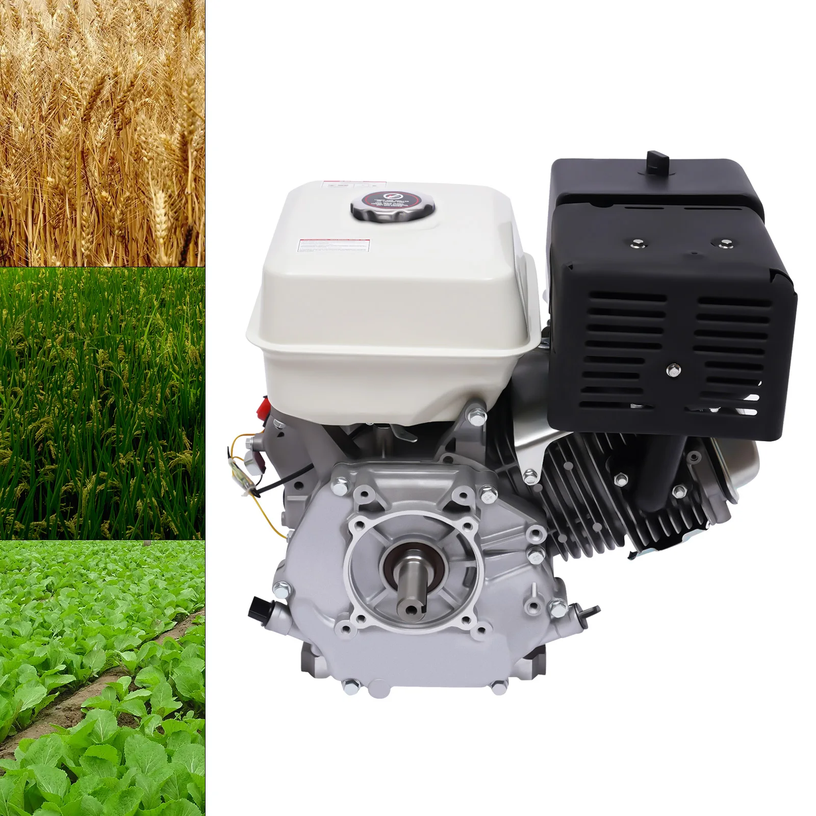 4 Stroke Gasoline Engine 15HP Low Noise Gas Powered Portable Generator 9.7KW for water Pumps and Vibrators