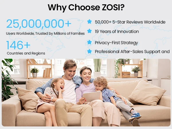 ZOSI 3K Lite Security Camera System AI Human Vehicle Detection 8CH HD TVI Video DVR Recorder 2MP 1080P CCTV Surveillance Camera