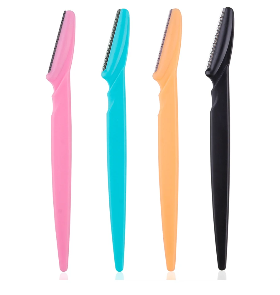 3/4/10Pcs Eyebrow Trimmer Blade Shaver Portable Face Razor Eye Brow Epilation Hair Removal Cutters Safety Razor Woman Makeup